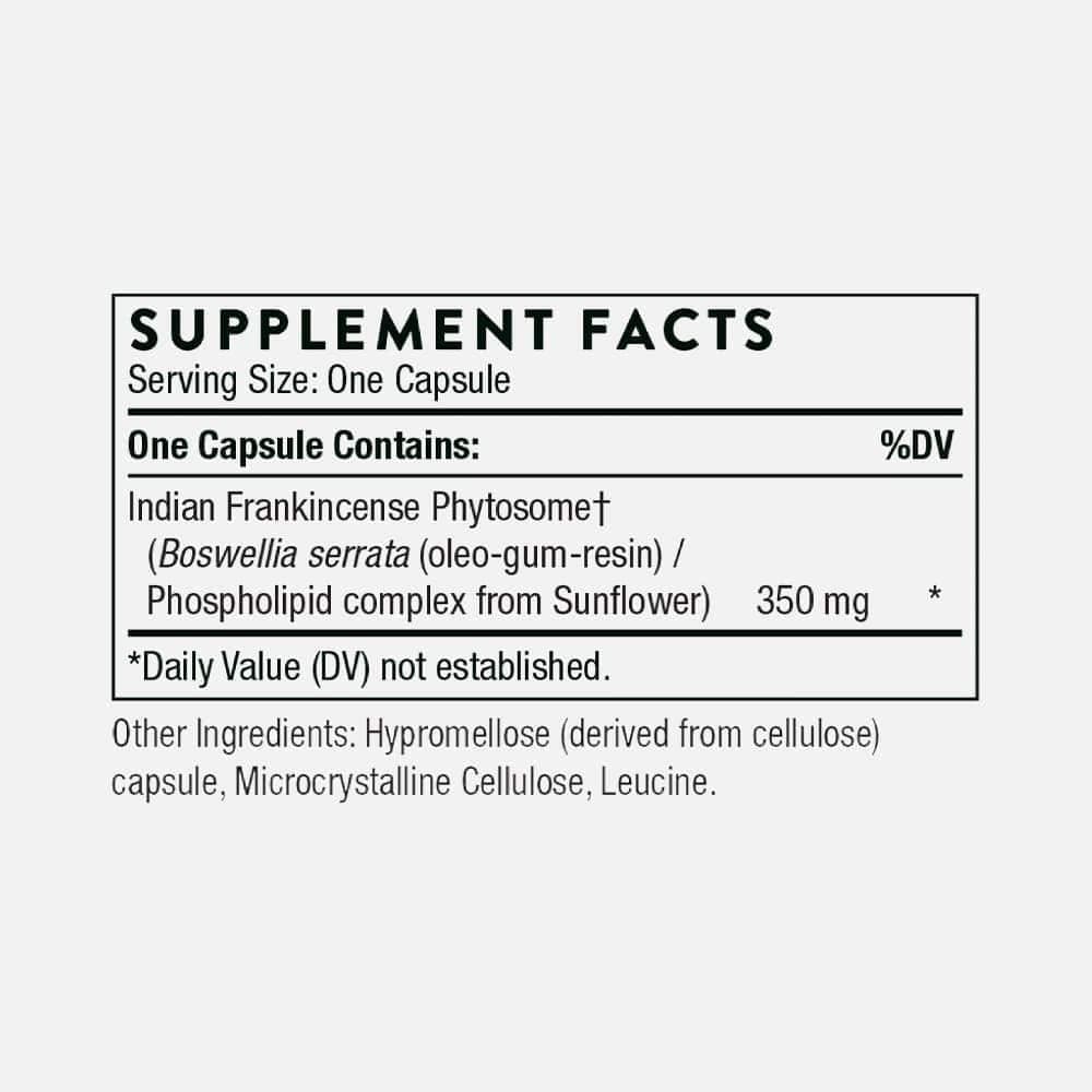Boswellia Phytosome 350mg - 60 Capsules