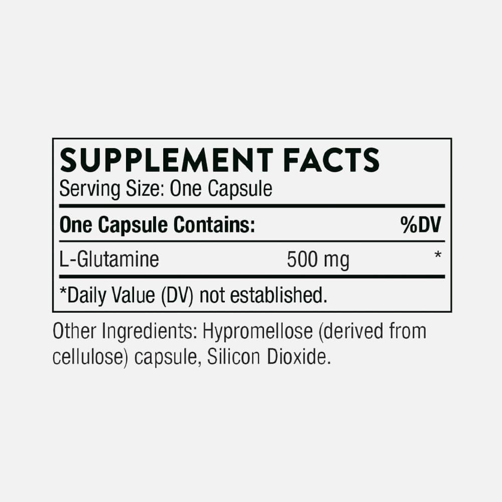 Thorne L-Glutamine 500mg - 90 Capsules