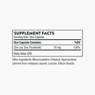 Zinc Picolinate 15mg NSF Certified for Sport