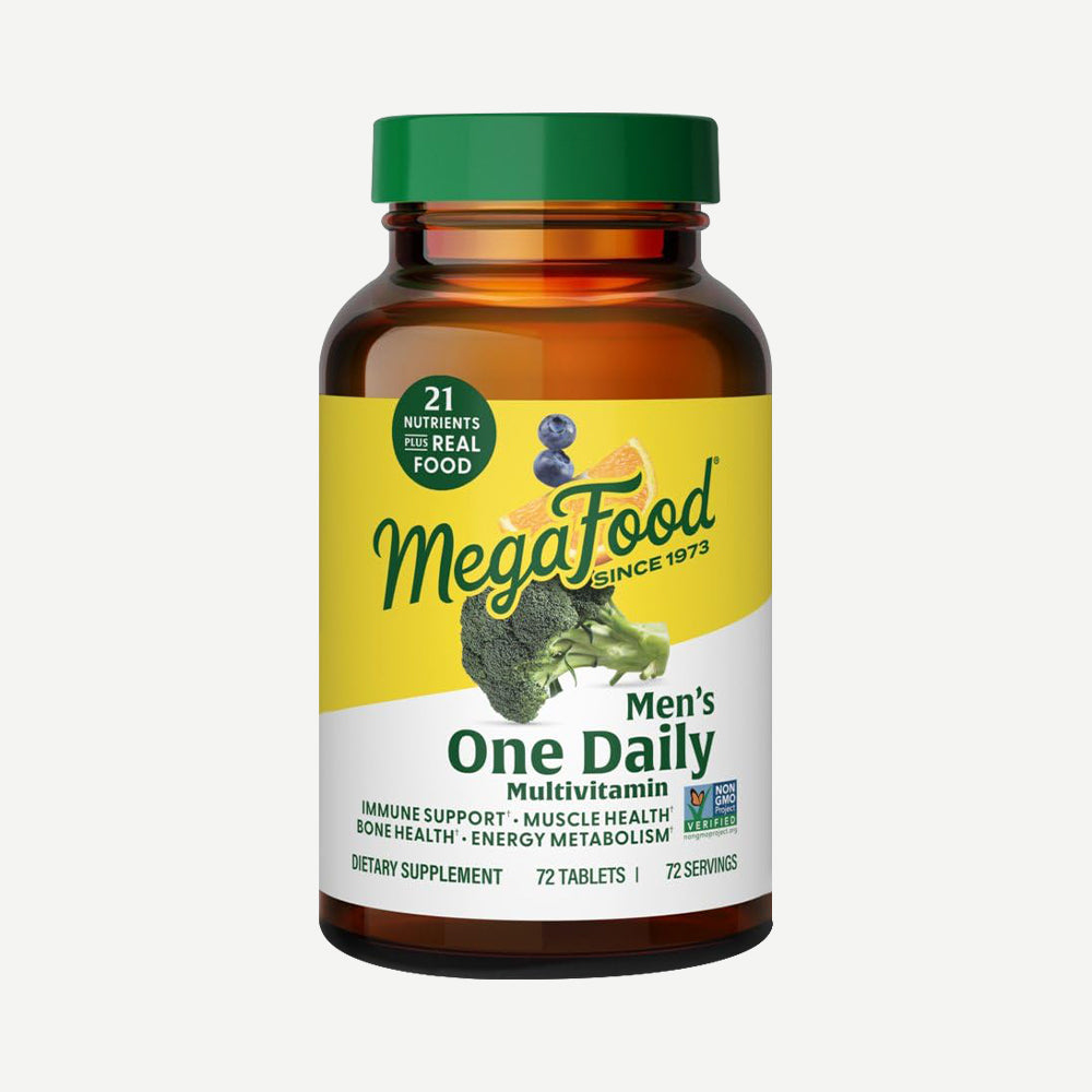 MegaFood Men's One Daily Multivitamin - 72 Tablets