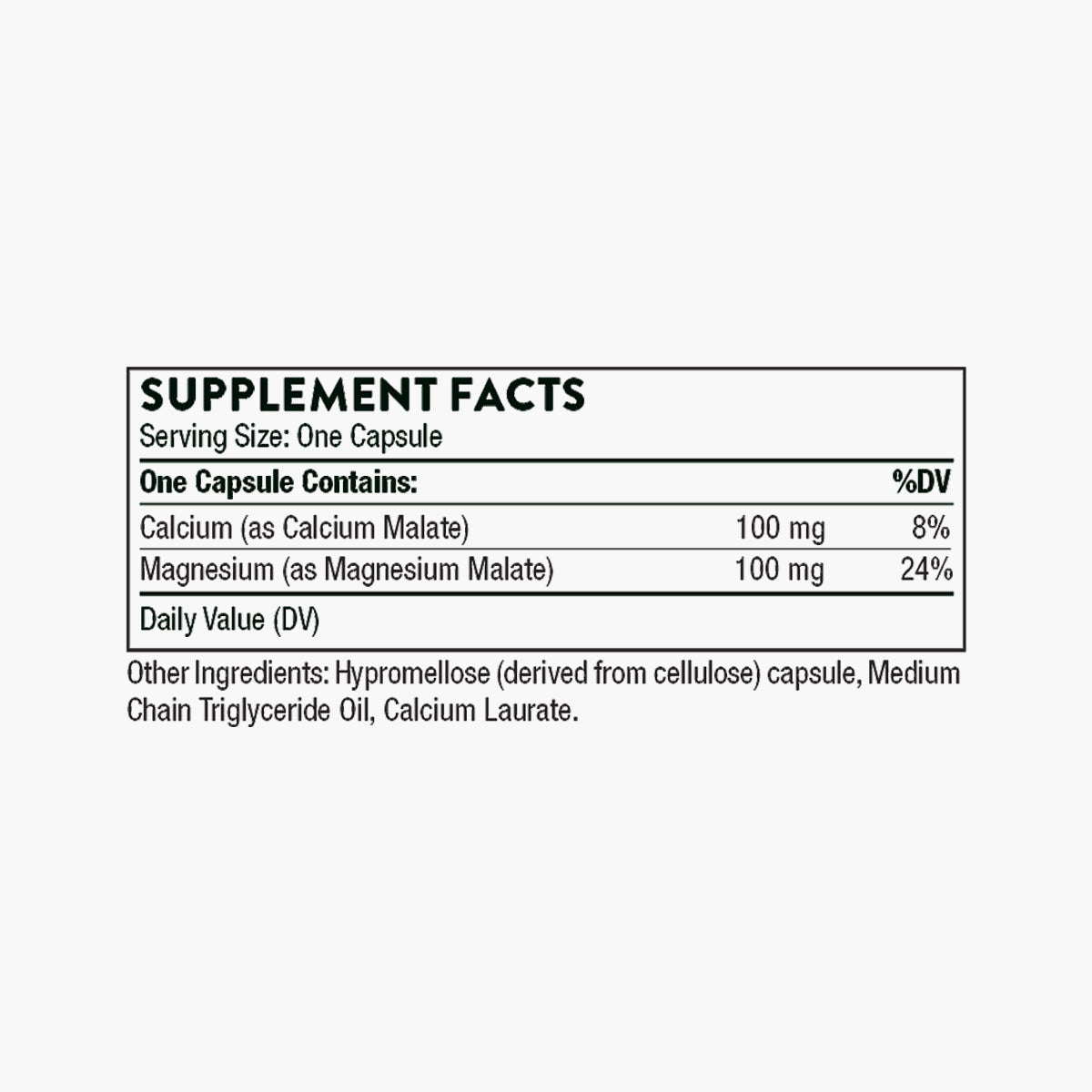 Calcium-Magnesium Malate Supplement - Bone & Muscle Support