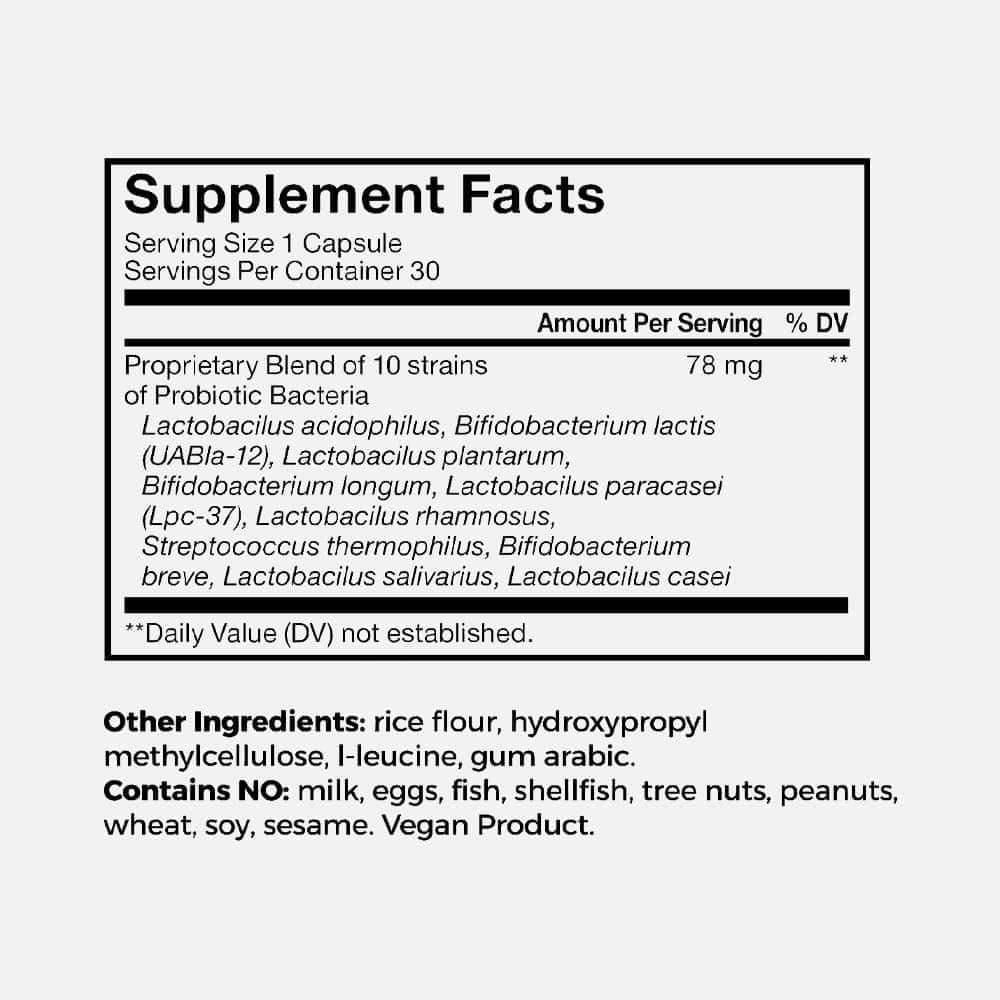 HUM Gut Instinct Probiotic 25 Billion CFU - 30 Capsules