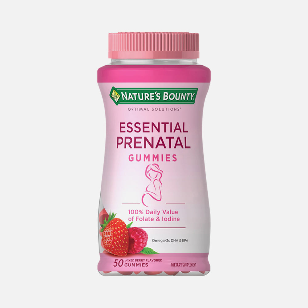 Prenatal Gummies with Folic Acid & DHA - 50 Gummies