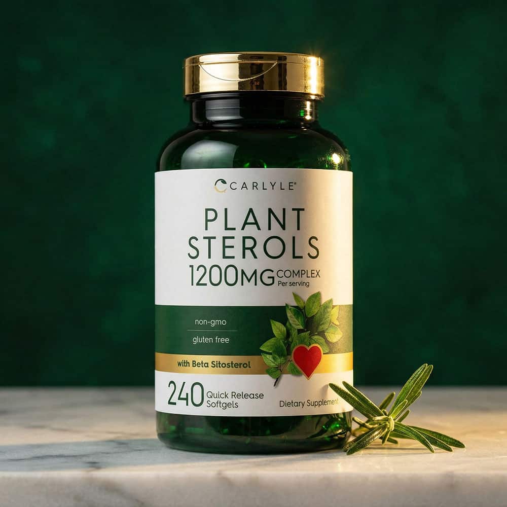 Plant Sterols 1200mg with Beta Sitosterol - 240 Softgels