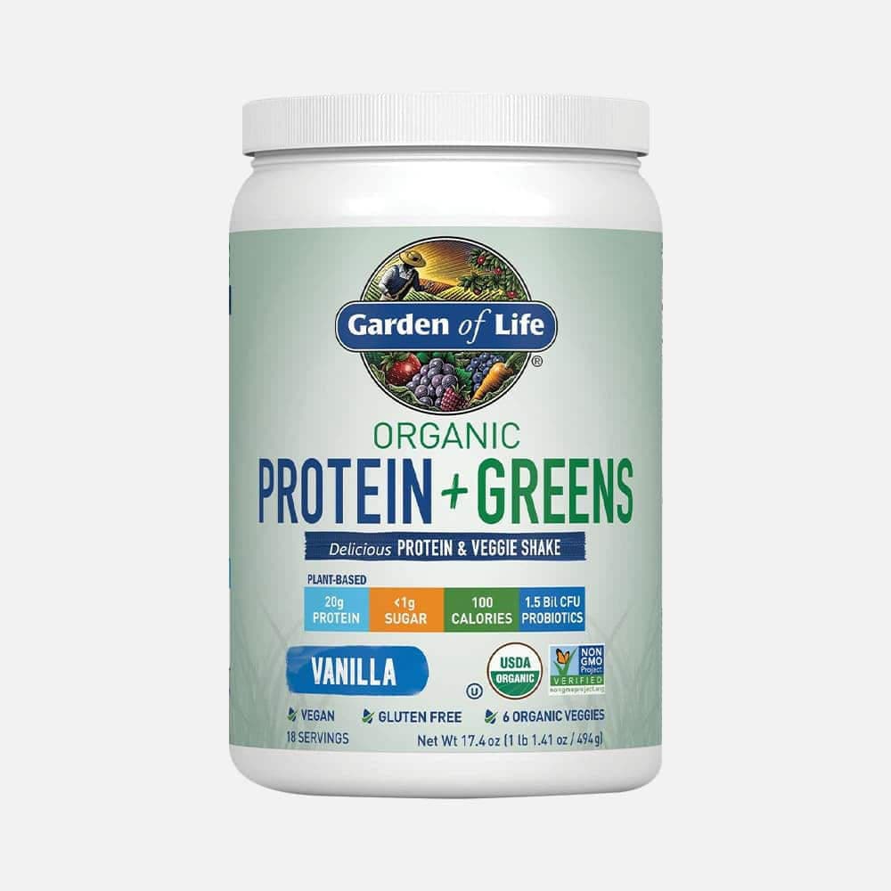Organic Protein + Greens Vanilla 20g - 17.4oz Powder