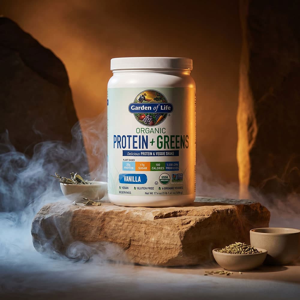 Organic Protein + Greens Vanilla 20g - 17.4oz Powder