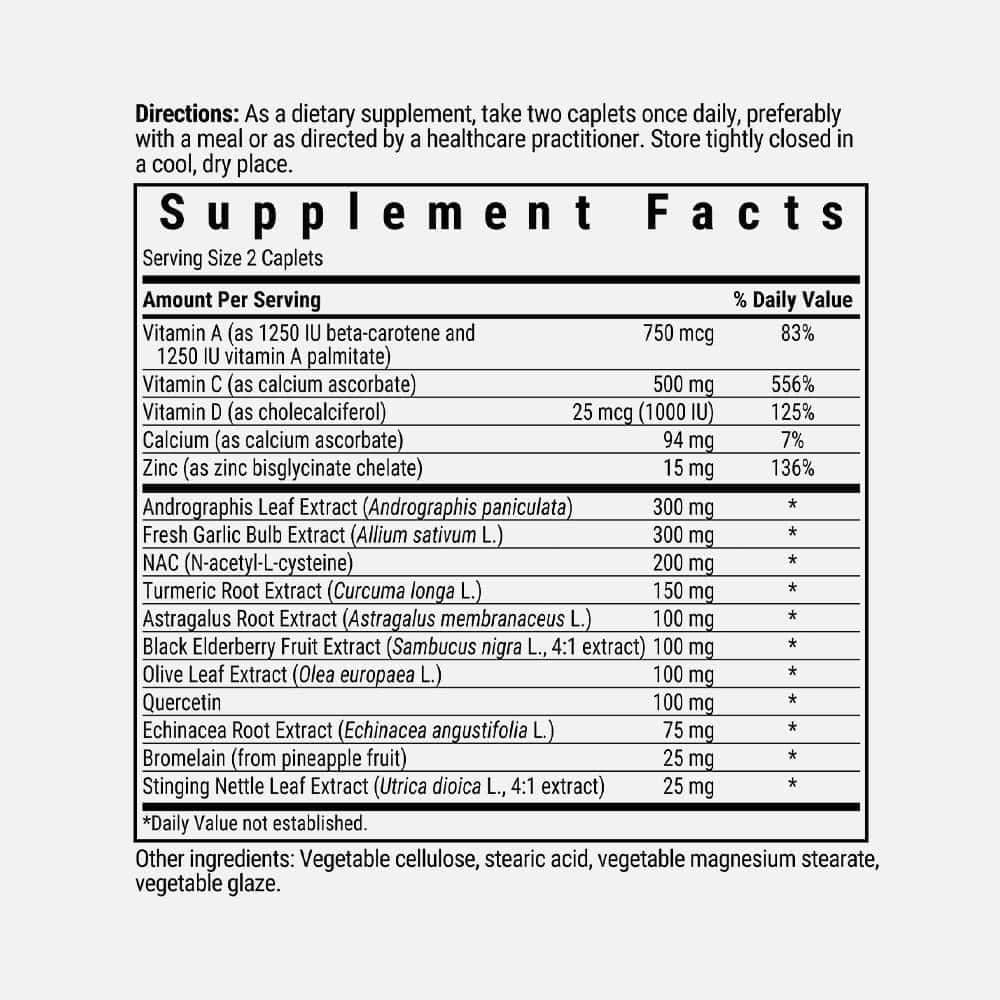 Immune Defense Whole Food Formula - 60 Caplets