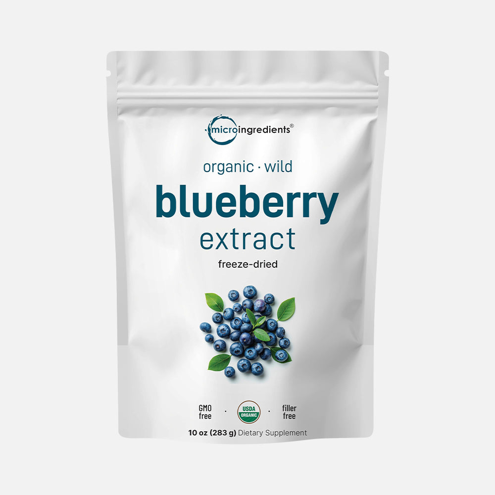 Organic Blueberry Extract 50:1 - 6oz Powder