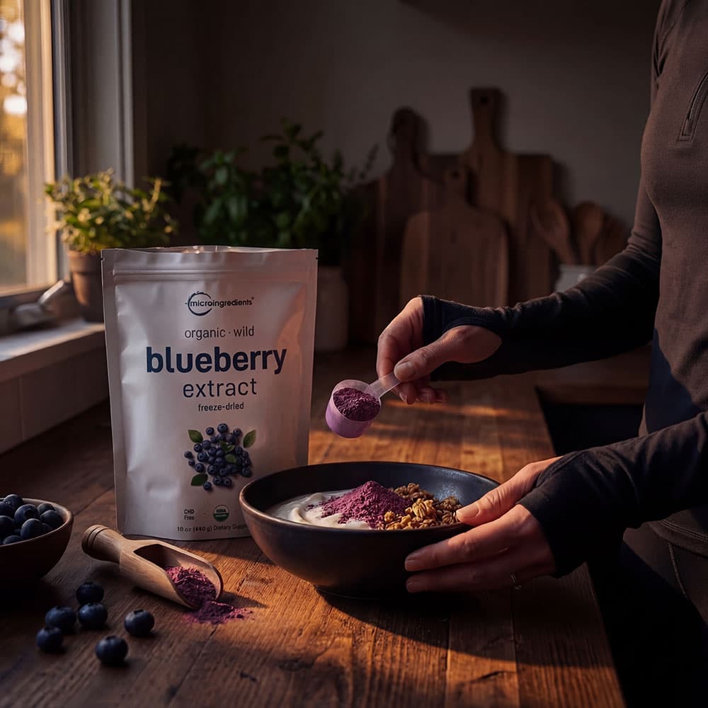 Organic Blueberry Extract 50:1 - 6oz Powder