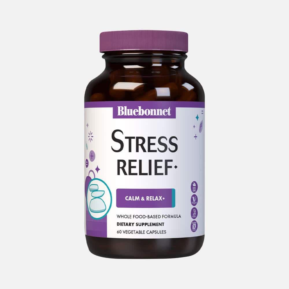 Stress Relief Blend with L-Theanine - 60 Vegetable Capsules
