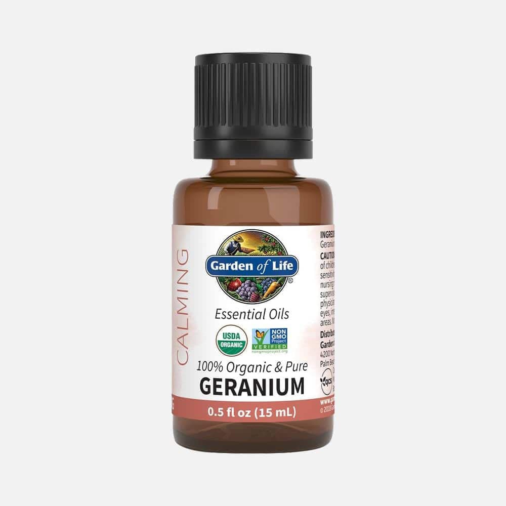 Organic Geranium Essential Oil 15mL - Aromatherapy