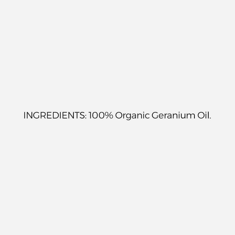 Organic Geranium Essential Oil 15mL - Aromatherapy