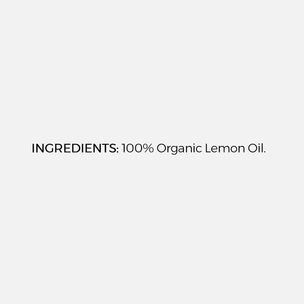 Organic Lemon Essential Oil 15mL - Liquid
