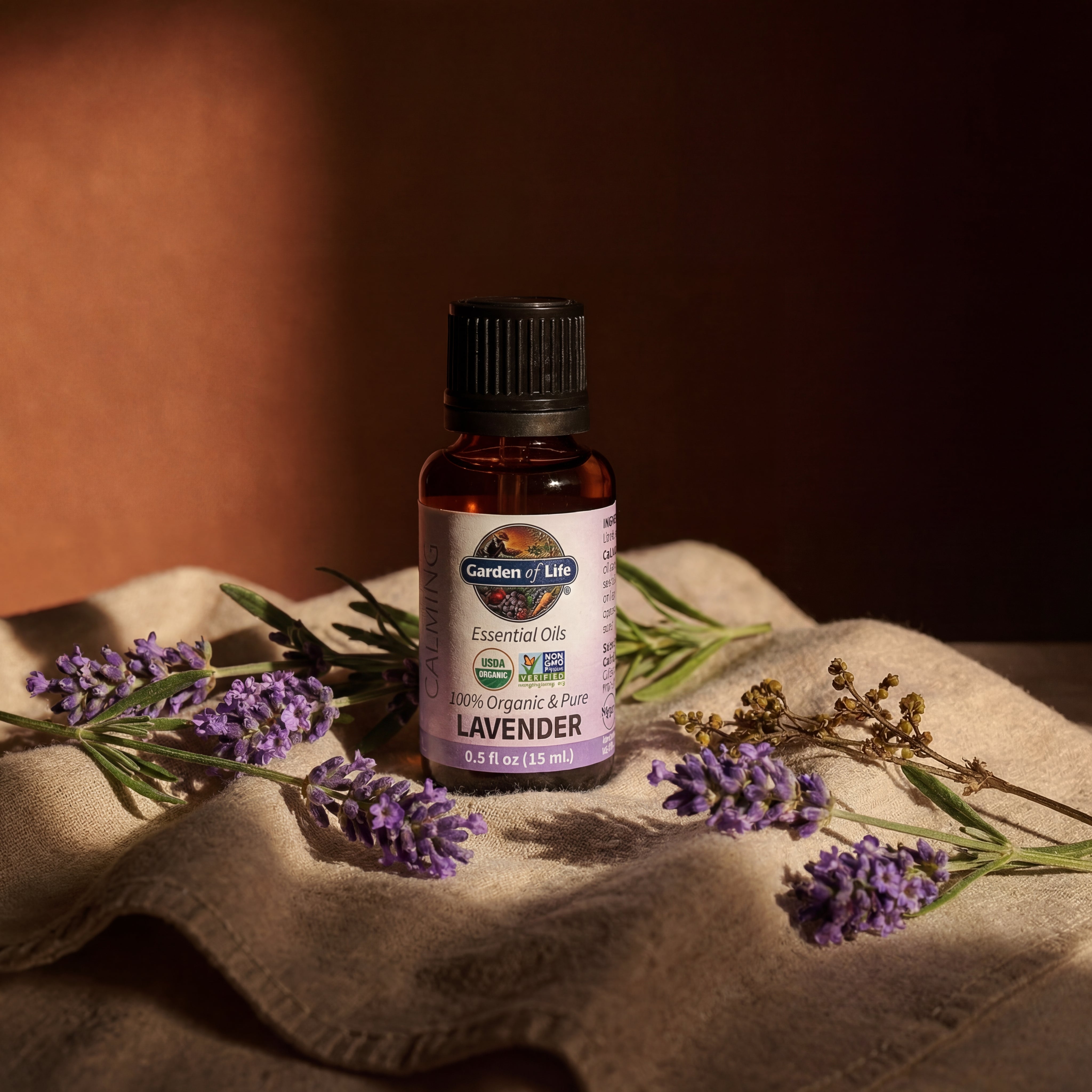 Organic Lavender Essential Oil 15mL - 0.5 fl oz