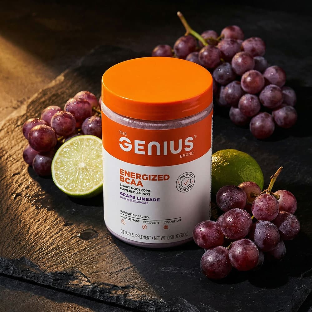 Genius BCAA Powder 5g - Grape Limeade 21 Servings