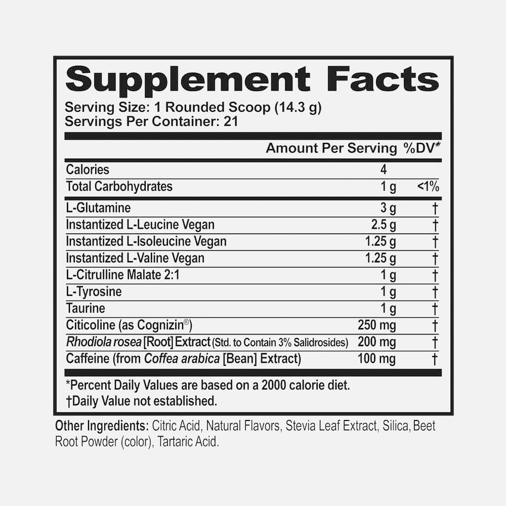 Genius BCAA Powder 5g - Grape Limeade 21 Servings