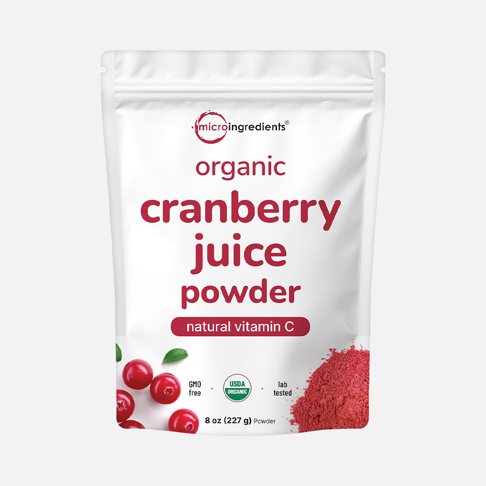 Organic Cranberry Juice Powder 8oz - Vegan Powder