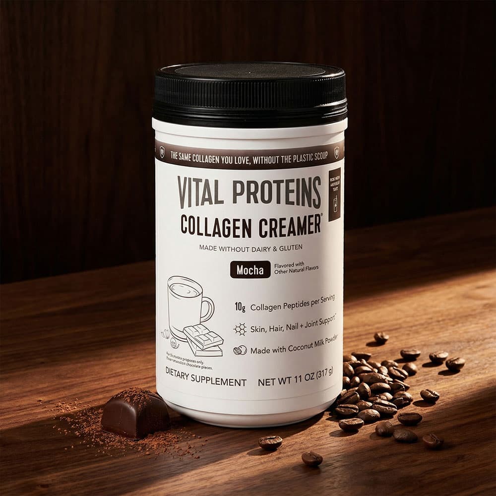Collagen Creamer Mocha 10g - 11.2oz Powder