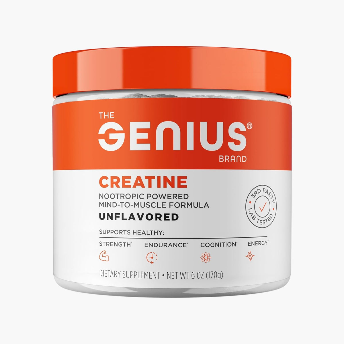 The Genius Brand - Genius Creatine Monohydrate - Unflavored - 25 Servings