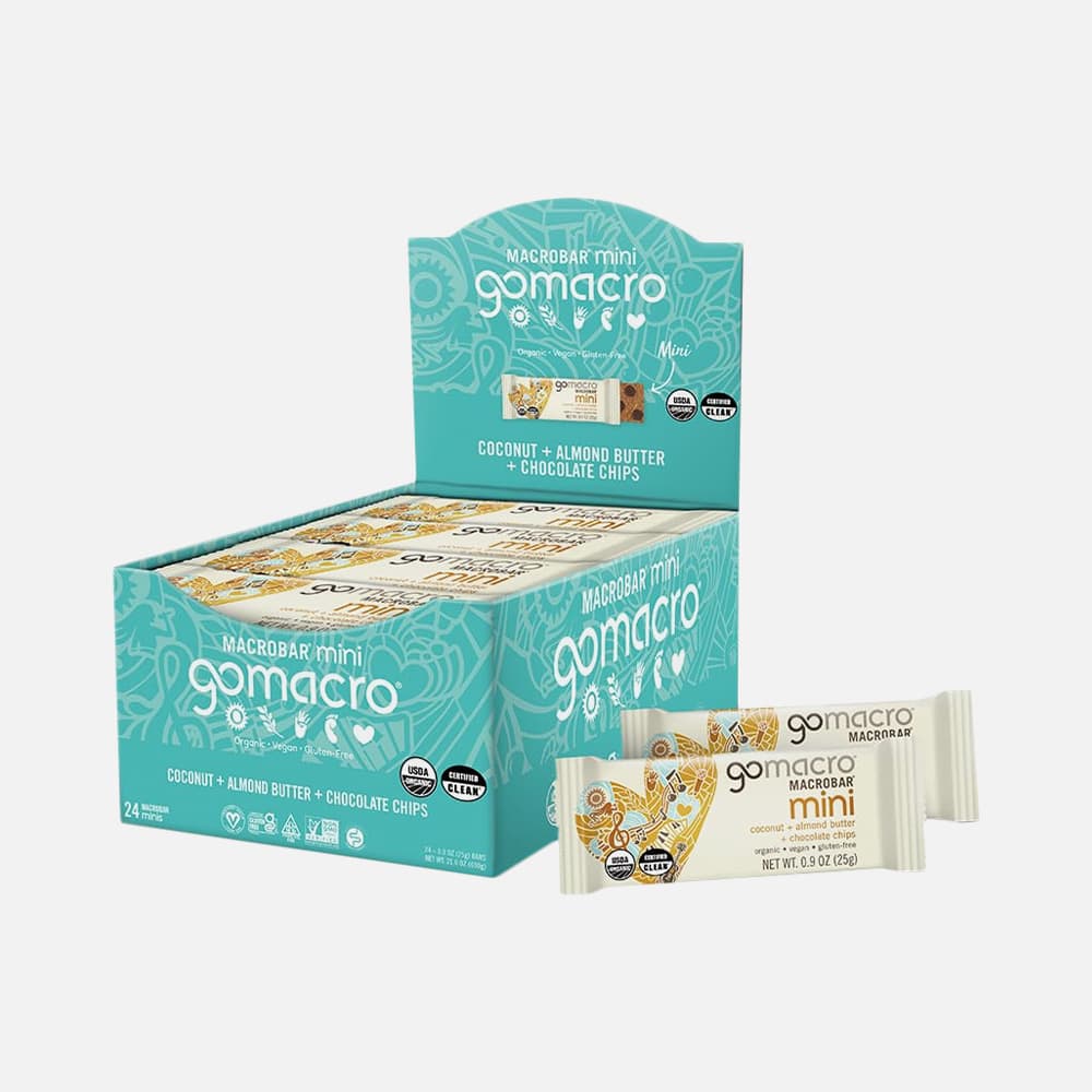 GoMacro Coconut Almond Chocolate Mini Bars - 24 Bars