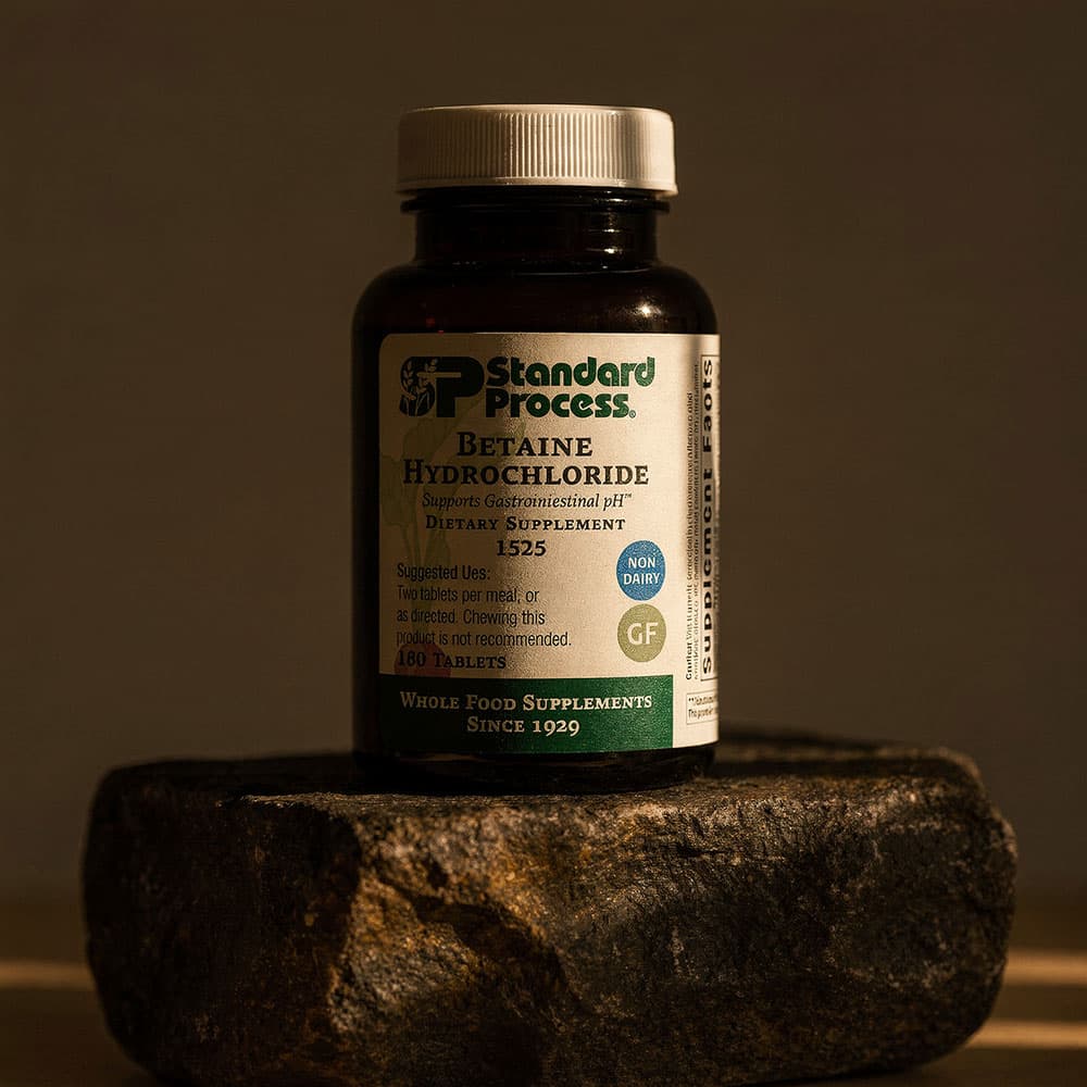 Betaine Hydrochloride 650mg - 180 Tablets