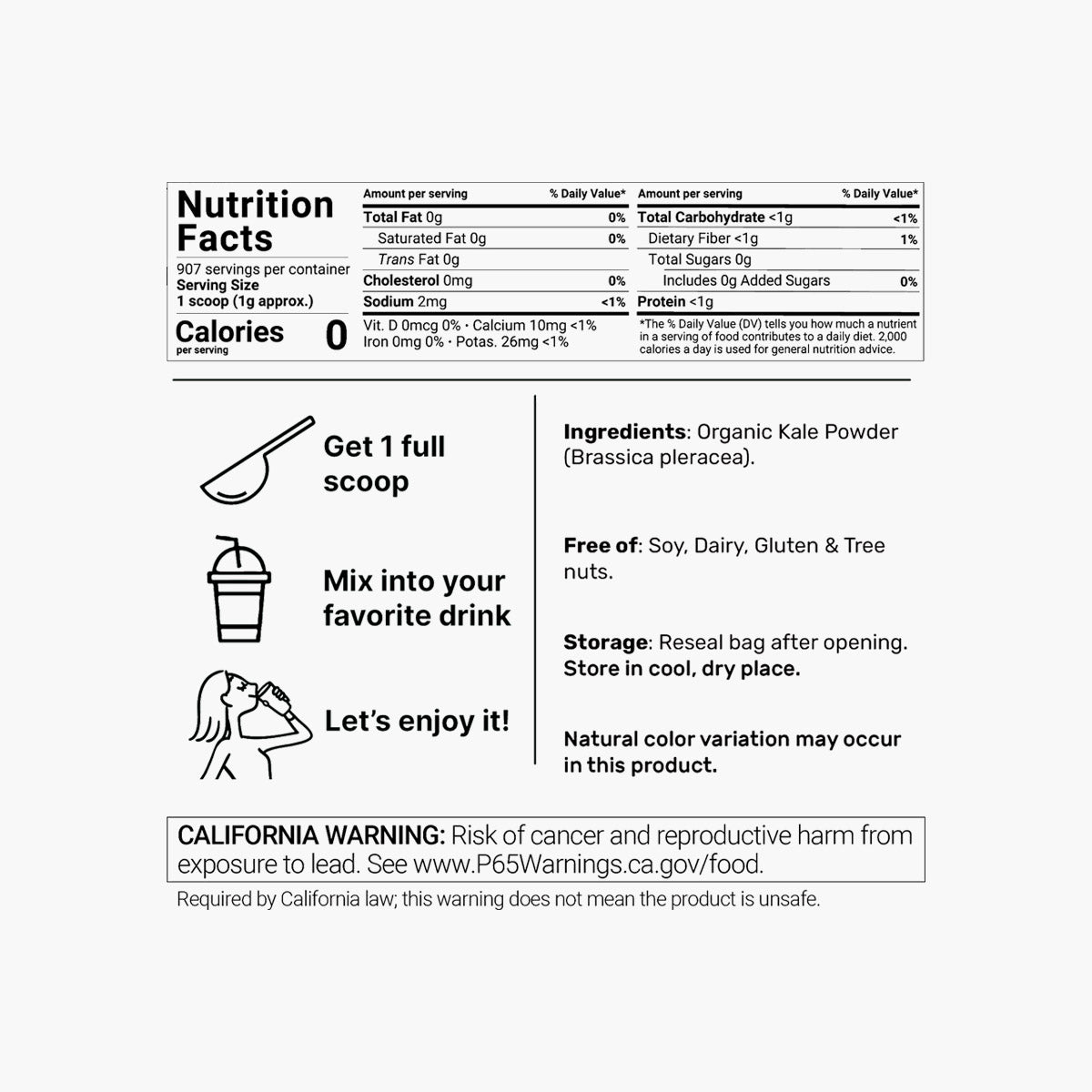 Organic Kale Powder