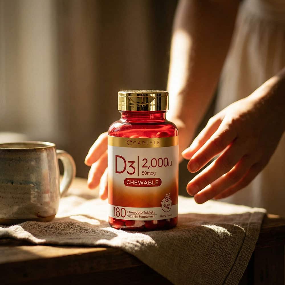 Vitamin D3 2000 IU (50 mcg) - 180 Chewable Tablets