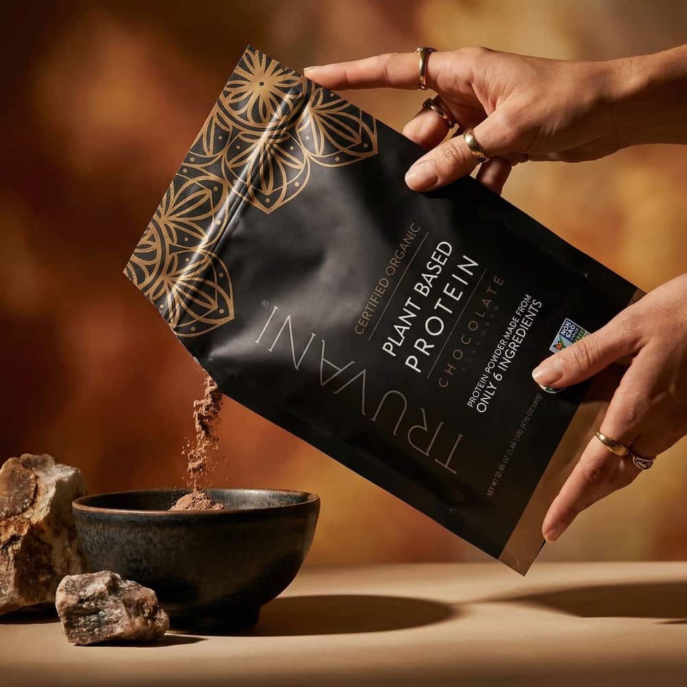 Truvani Organic Plant Protein 20 Servings - Chocolate Powder