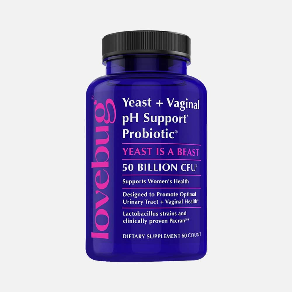 Yeast & Vaginal pH Support 50 Billion CFU - 60 Capsules
