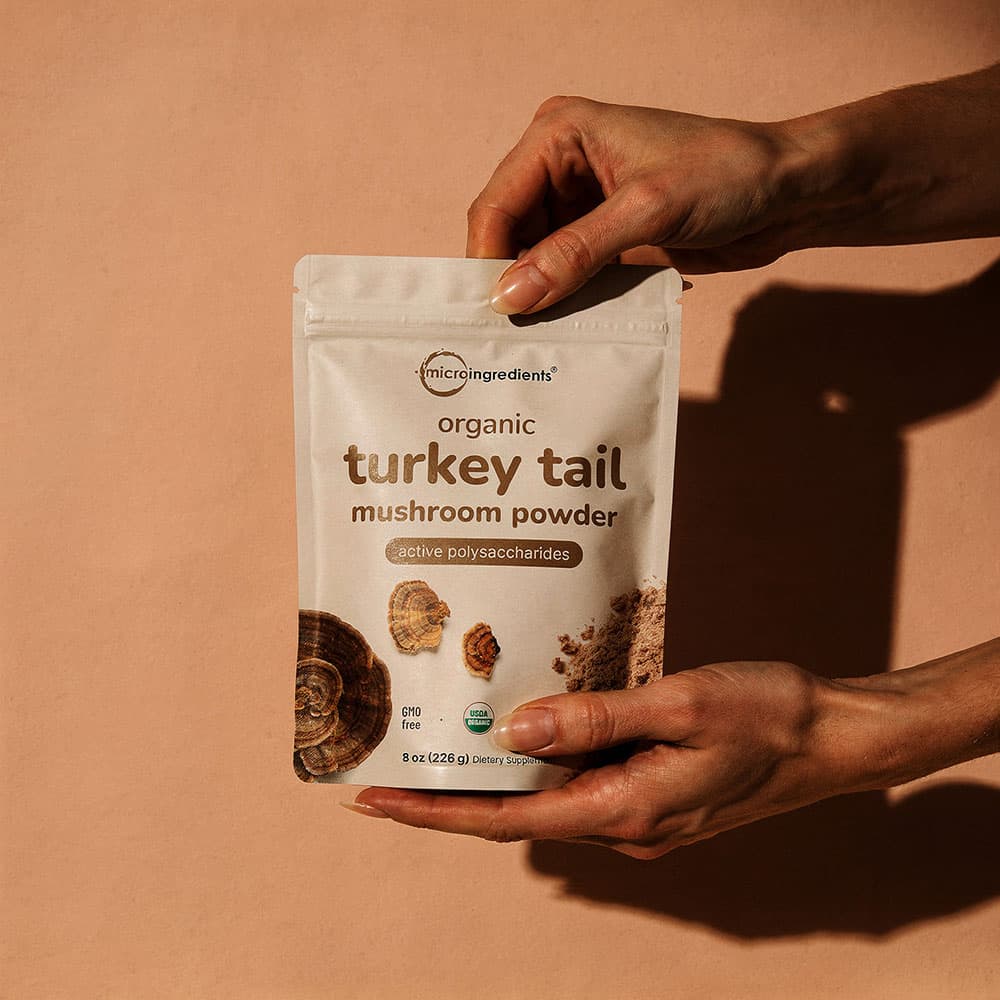 Organic Turkey Tail Mushroom 50:1 Extract - 8oz Powder