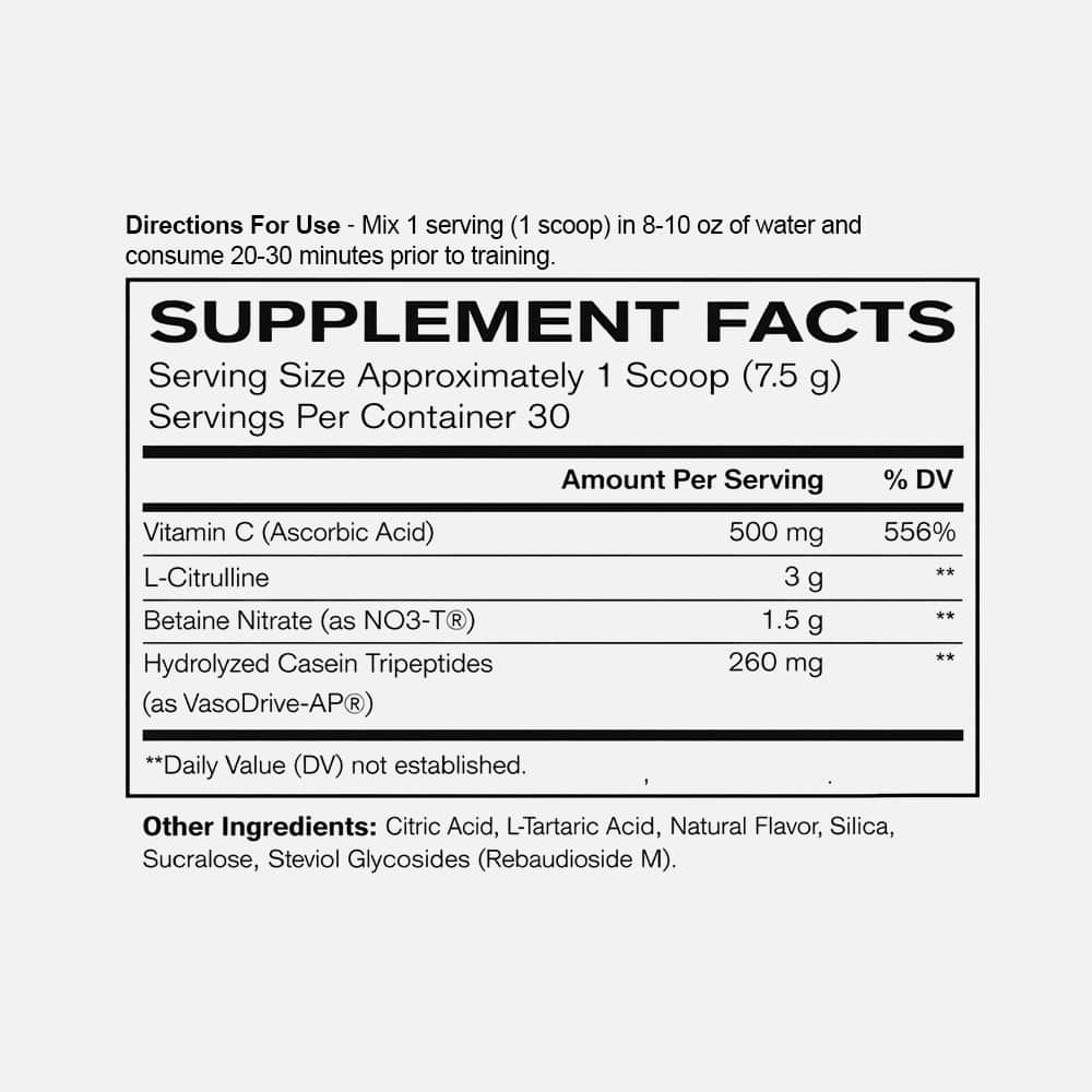 BPN Endo Pump Pre-Workout - 30 Servings Powder