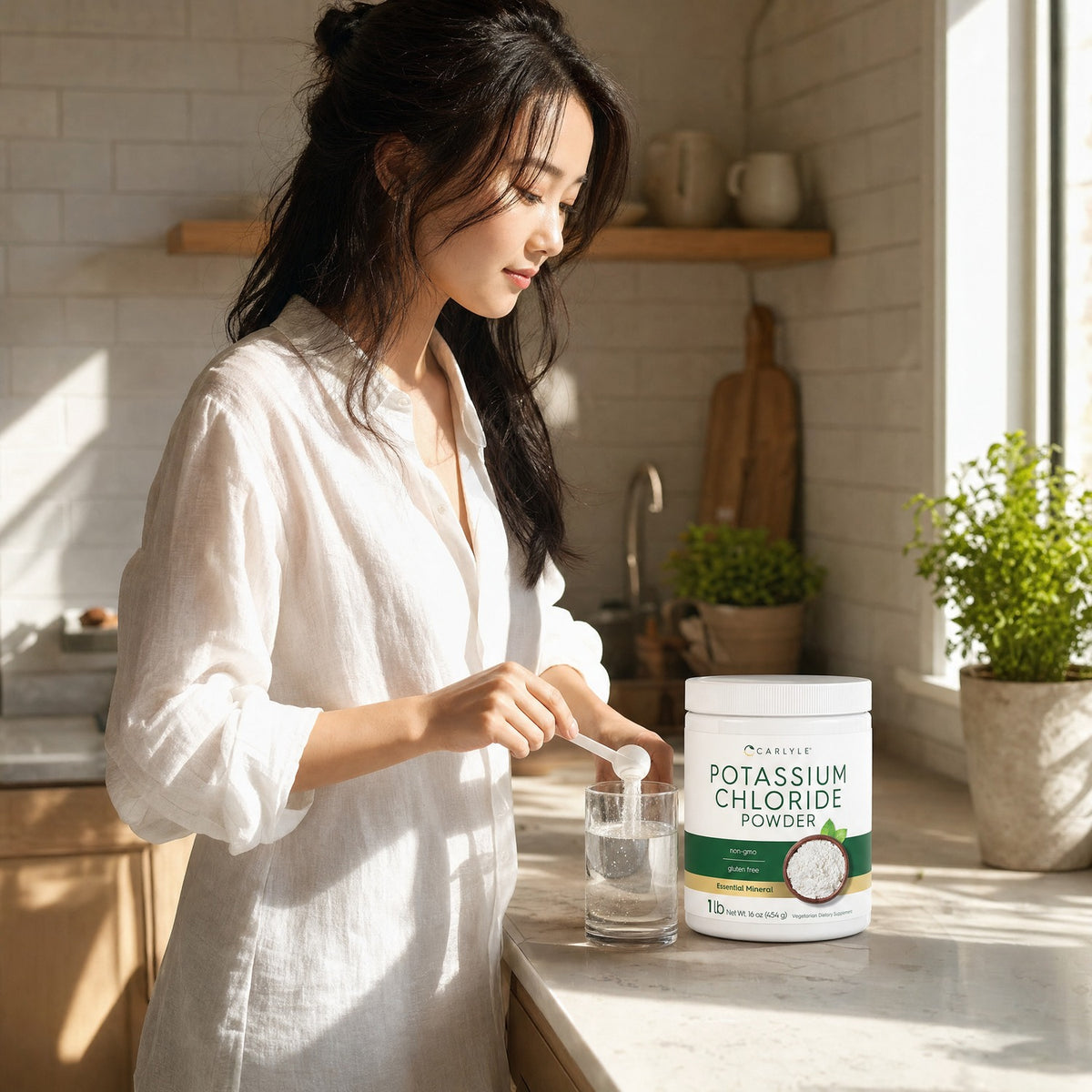 Potassium Chloride Powder 16 oz - Salt Substitute
