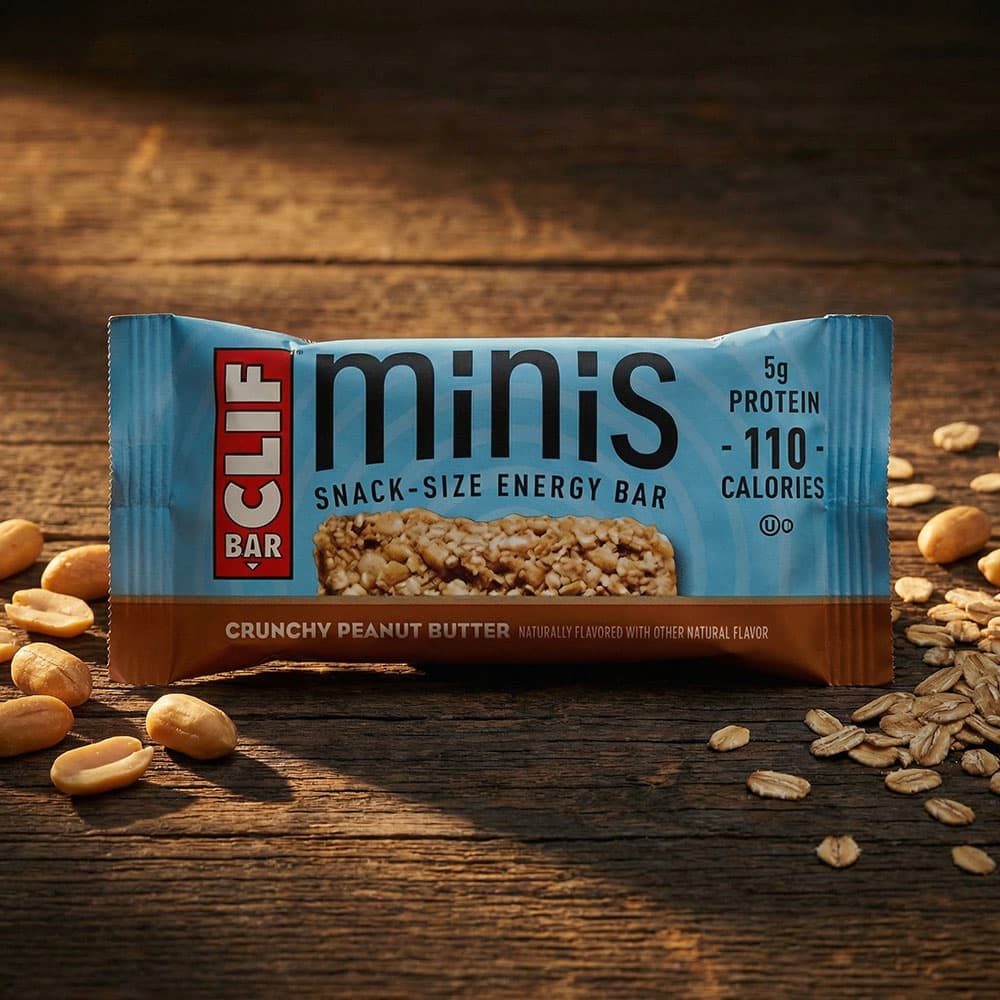 CLIF Bar Minis Crunchy Peanut Butter - 20 Snack Bars