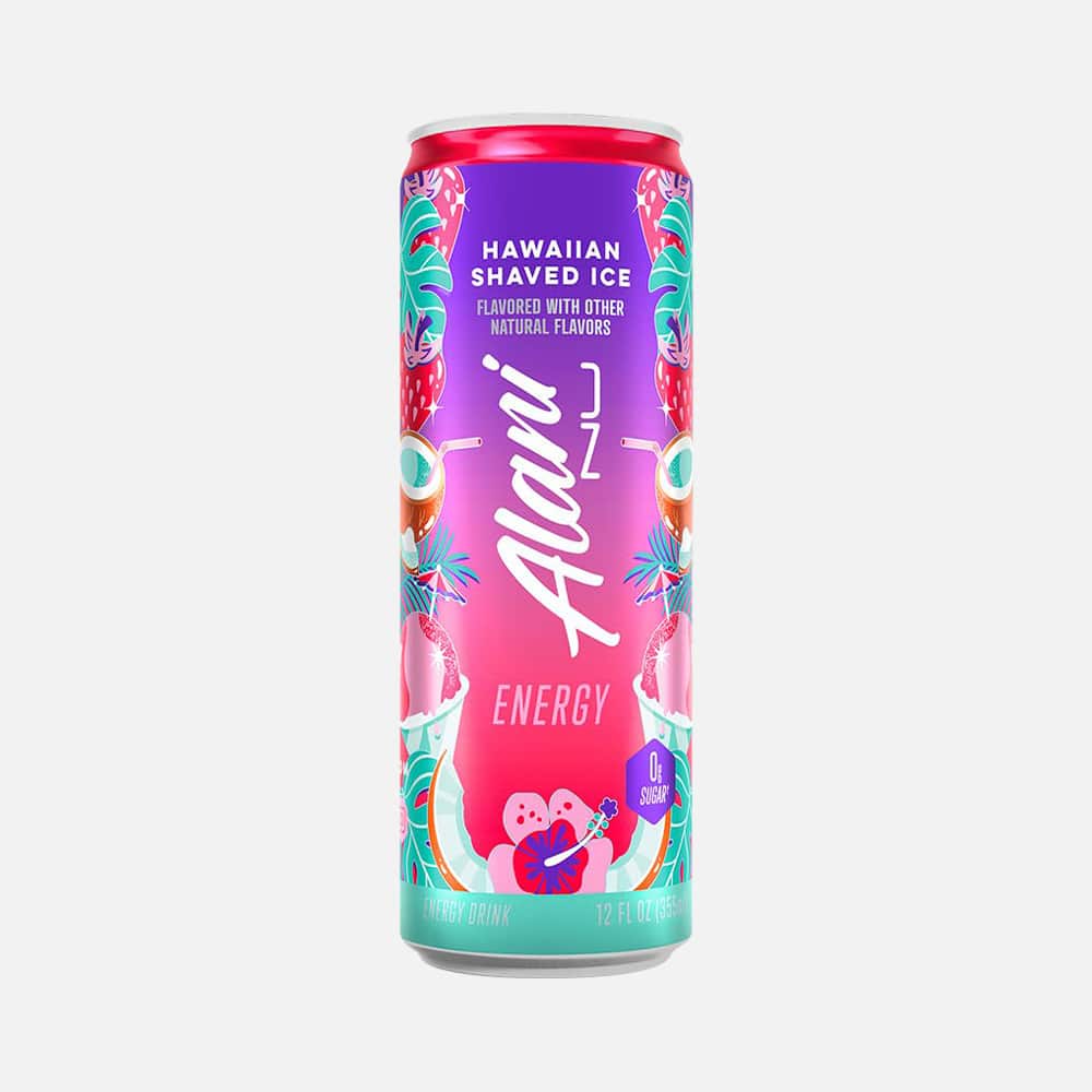 Alani Nu Energy Drink – Hawaiian Shaved Ice, 200mg - Pack of 12