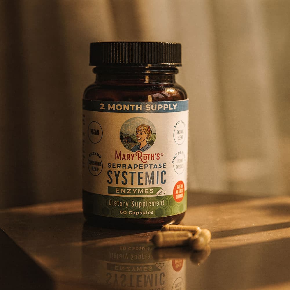 Serrapeptase Enzymes 120000 SPU - 60 Capsules