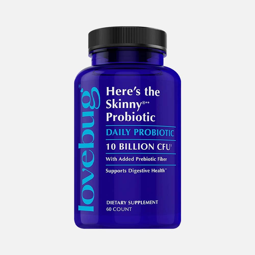 Lovebug Skinny Probiotic 10 Billion CFU - 60 Capsules