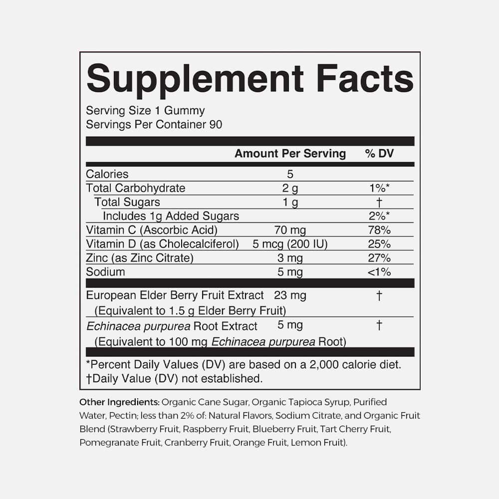 Elderberry Immunity 5-in-1 - Gummies