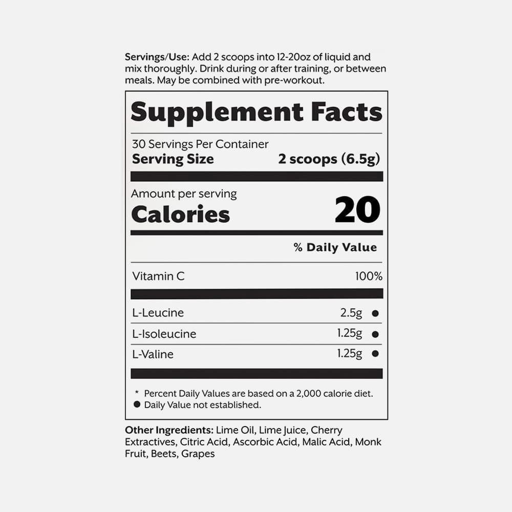 Promix BCAA 5g - 30 Servings Powder (Strawberry Lemon)