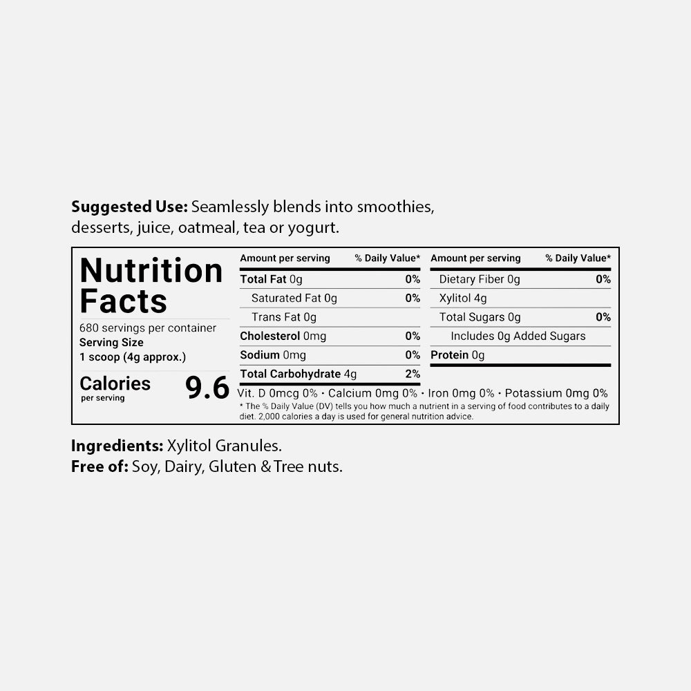 Xylitol Sweetener 6lb - Crystal Powder