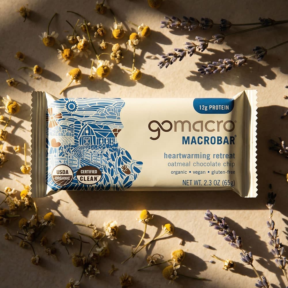 GoMacro Oatmeal Chocolate Chip Bars - 12 (2.3oz) Bars