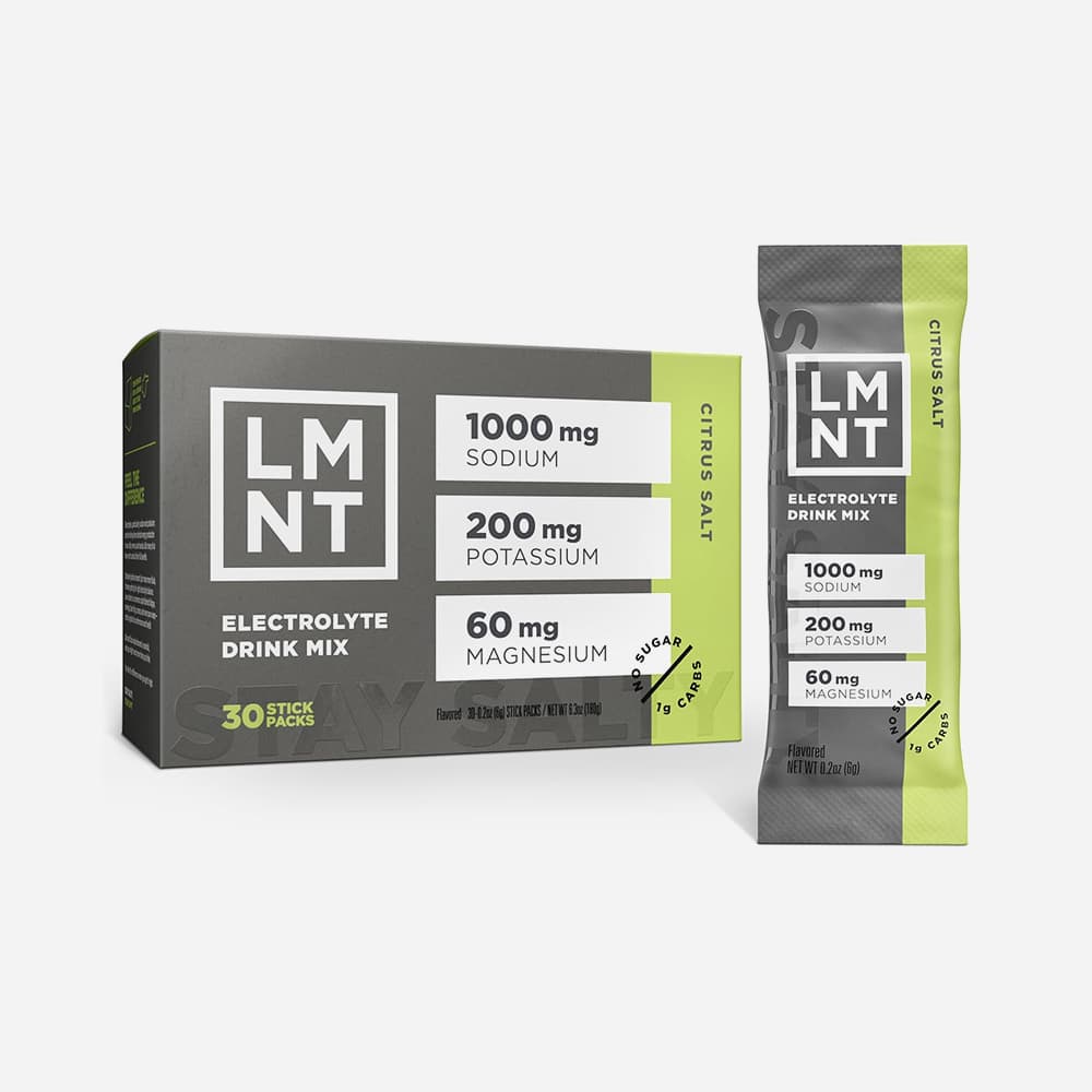 LMNT - Zero Sugar Electrolytes - Citrus Salt 30 Sticks