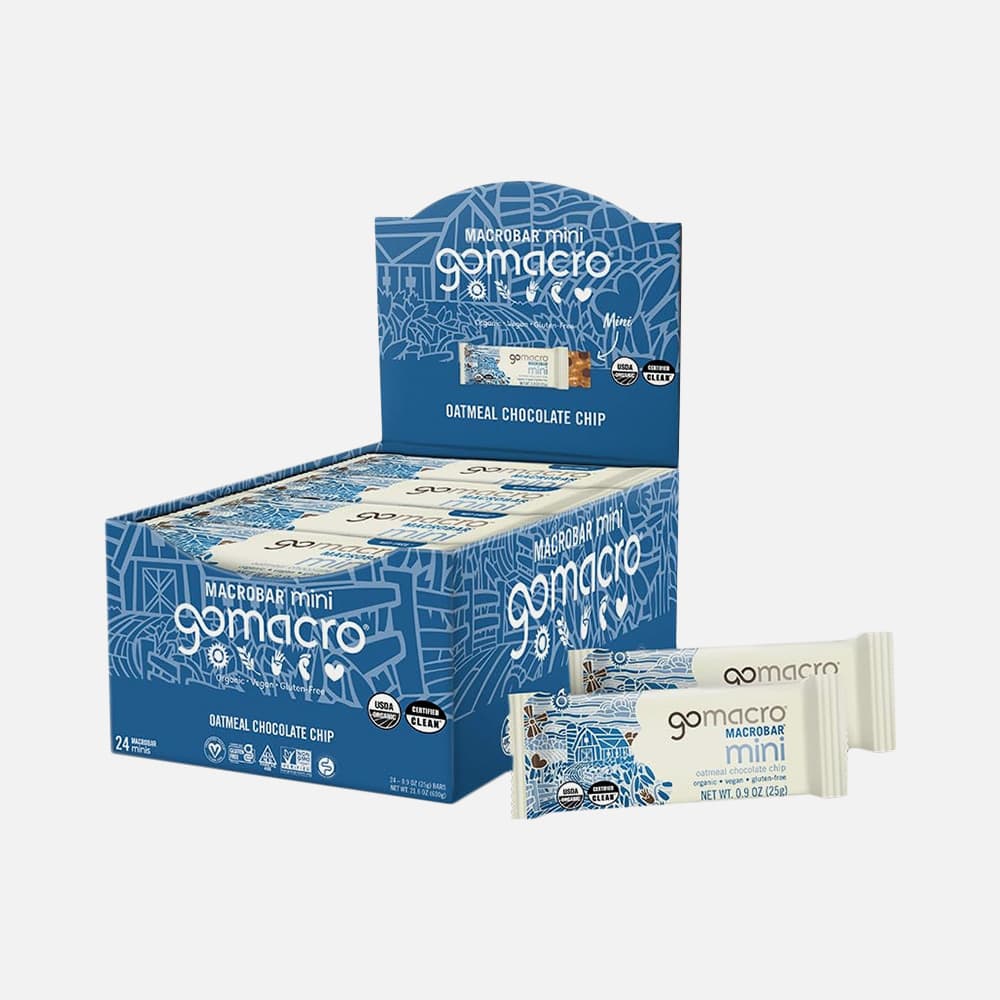 GoMacro MacroBar Mini 100 Cal - 24 Snack Bars