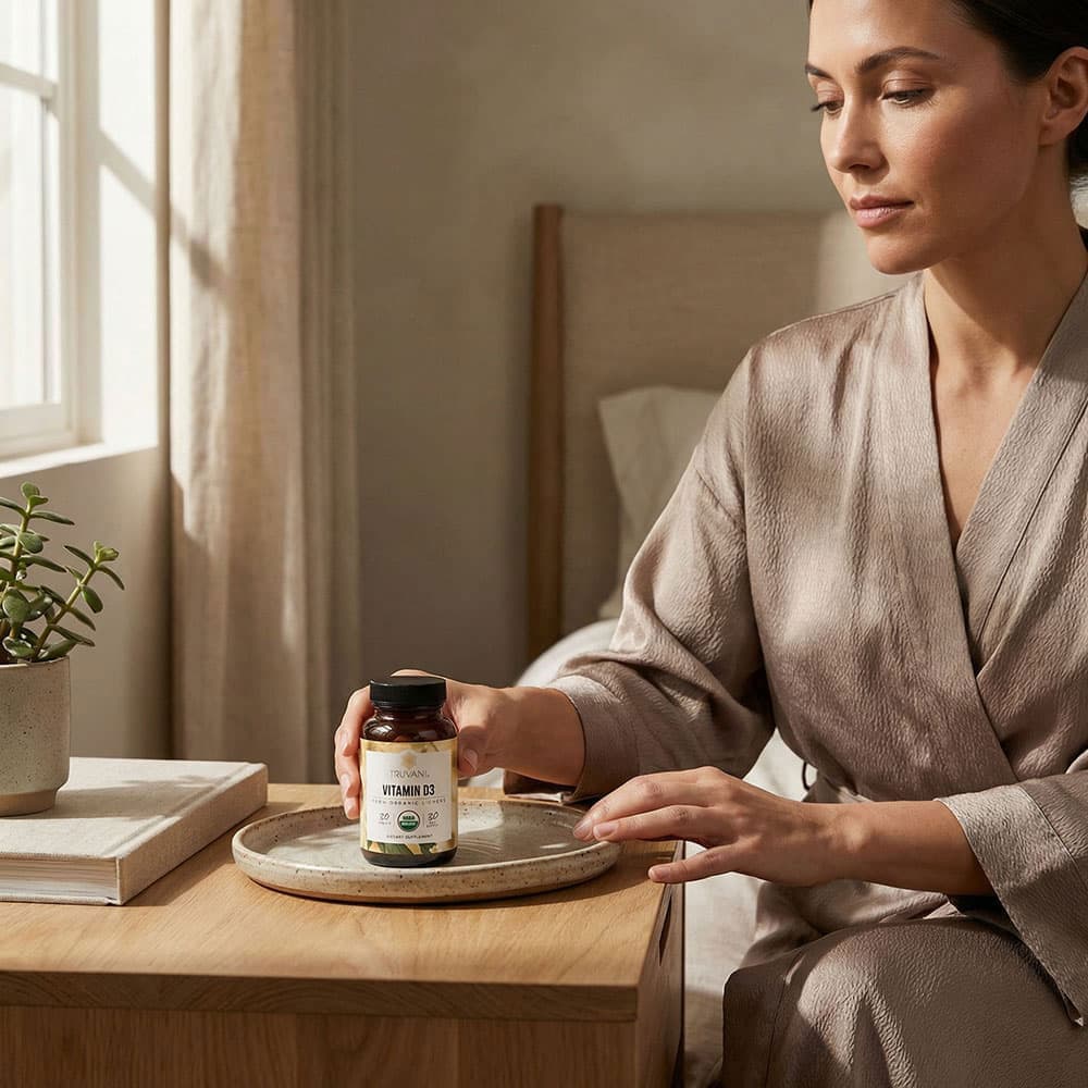 Organic Vitamin D3 2000IU - 30 Tablets (Vegan)