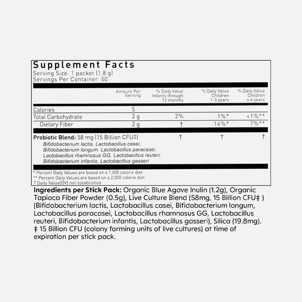 Kids Probiotic Powder 15 Billion CFU - 60 Sachets