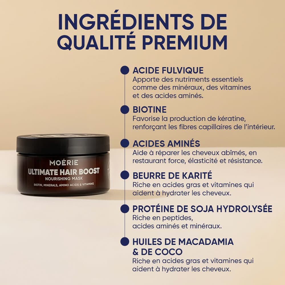 Moerie Hair Growth & Repair Mask - 100ml Cream