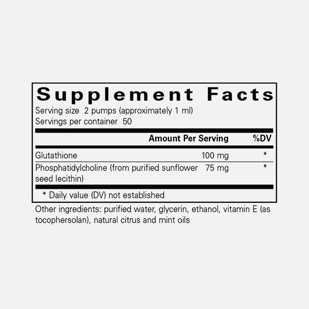 Liposomal Glutathione 100mg - 1.7 fl oz Liquid