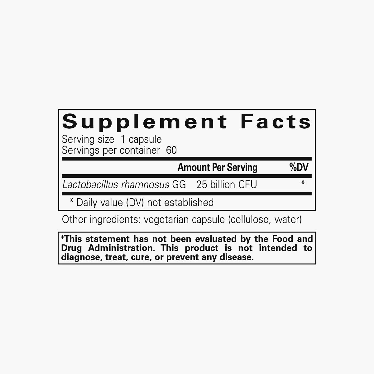 PureGG Probiotic 25 Billion CFU