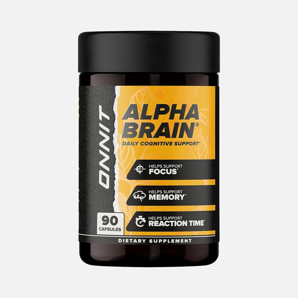 Alpha Brain Nootropic with L-Theanine & B6 - 90 Capsules