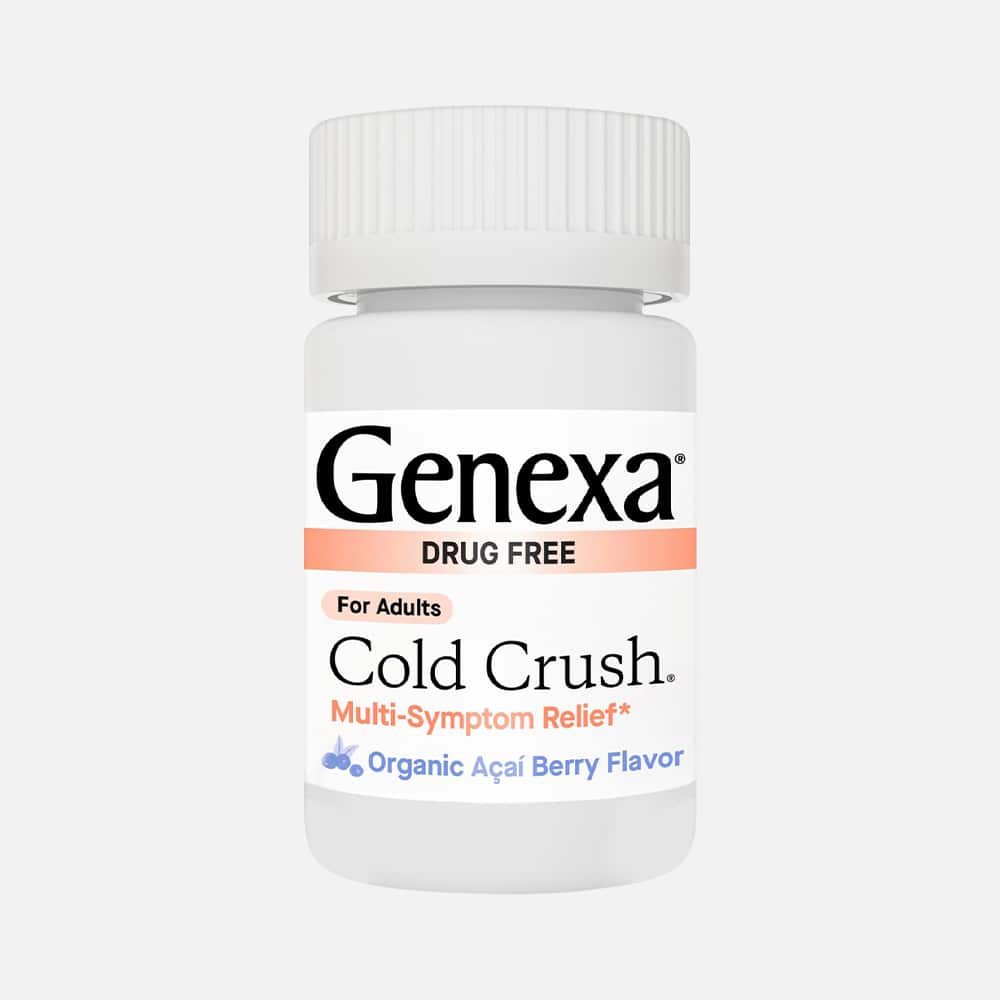 Genexa Cold Crush Homeopathic - 180 Chewable Tablets