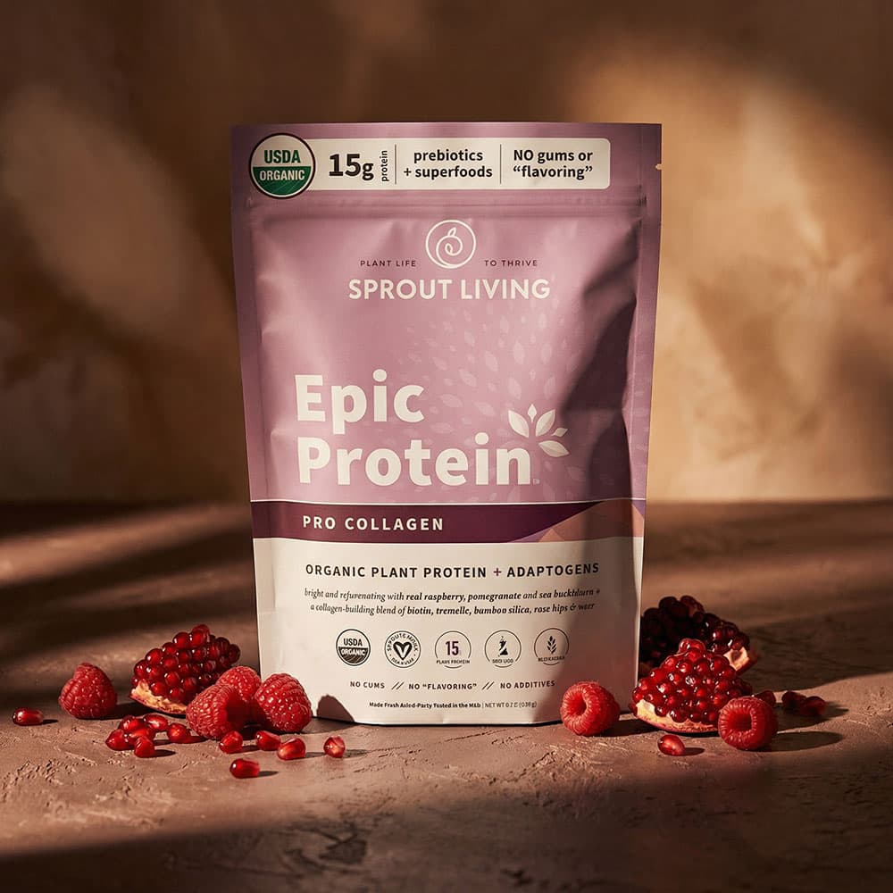 Epic Plant Protein Pro Collagen 15g - 12 Servings Powder